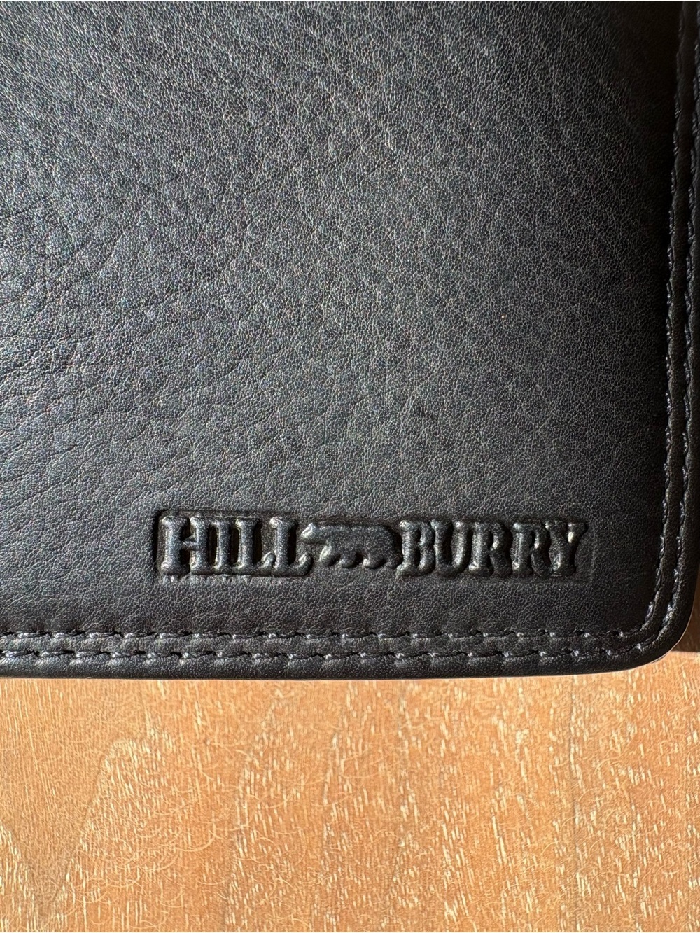 German designer  Hill Burry Real Leather Clutch Wallet - Picture 2 of 10